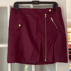 J.Crew Wool Skirt, Maroon/merlot color. Sz 4